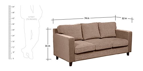 Ribery Fabric Sofa 3Seater